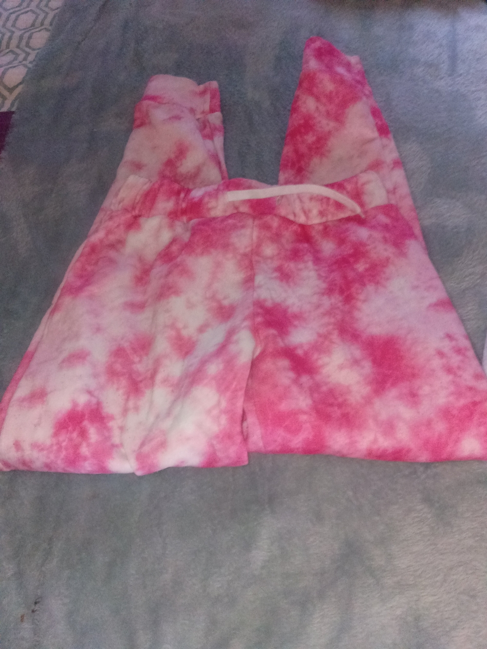Pink Tie-Dye Track Pants - Women's Cozy Joggers
